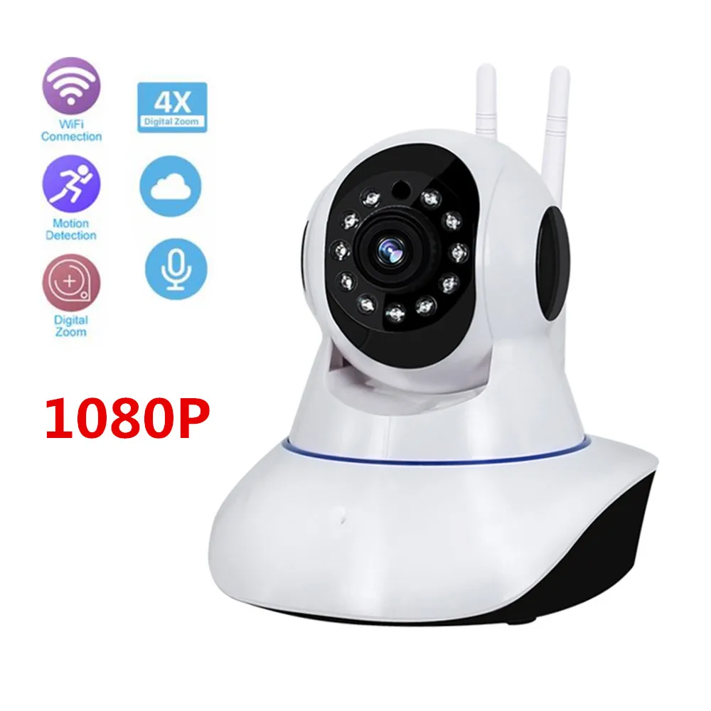 

1080P IP Camera Wifi Home Security Wireless PTZ Cameras CCTV Surveillance Camara Night Vision Motion Detected Baby Monitor Alarm