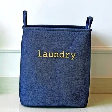 Wholesale Thick Laundry Hamper Bag Solid Clothes Storage Baskets Home clothes barrel Bags kids toy storage laundry basket