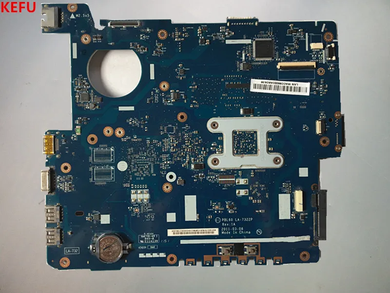 /KEFU для ноутбука Asus материнская плата PBL60 LA-7322P K53U X53U X53B K53B X53BY X53BR K53BY DDR3 с работой по