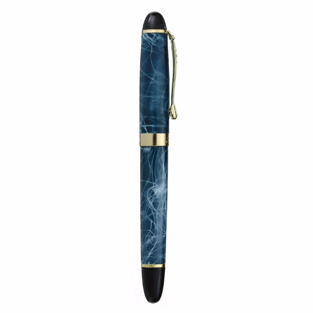 

Upscale Fountain Pen Marble Medium Fine Nib Writing Painting Fountain Pen Marble Lacquered Finish With Gold Trim Mayitr