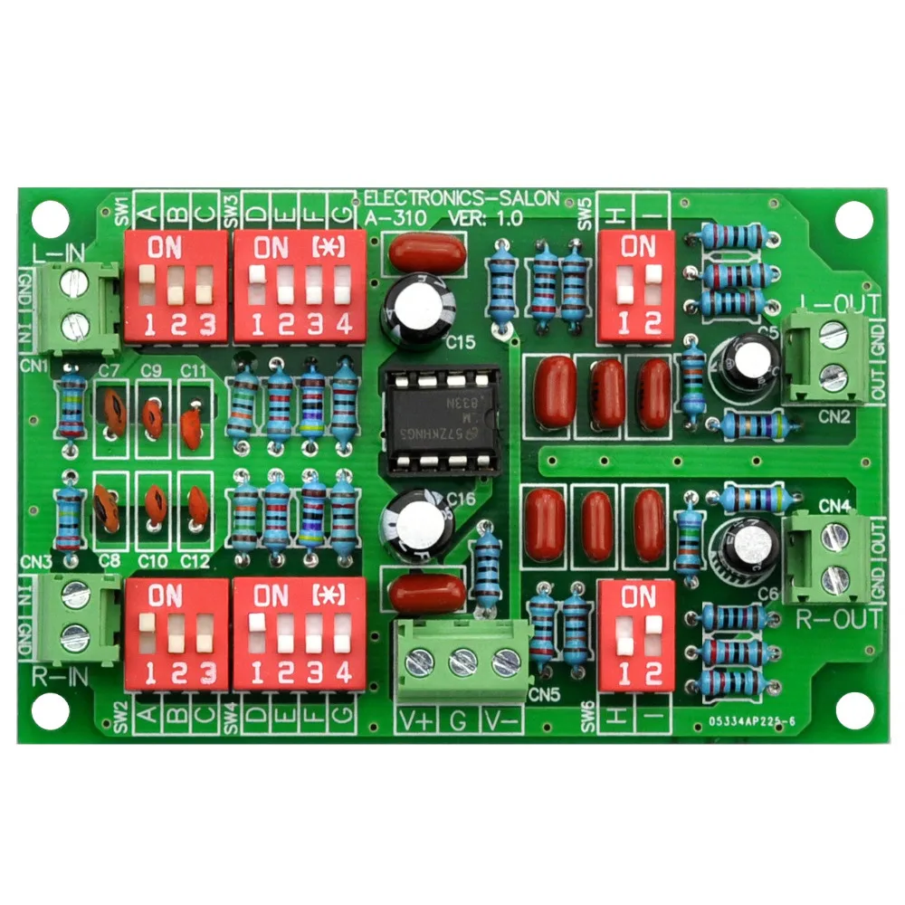 Electronics Salon Stereo Phono RIAA модуль предусилителя Board Preamp MD A310.|board board|board modulepreamp board |