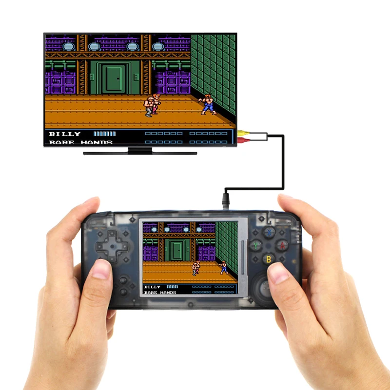 RS-97 Classic Retro Handheld Game Player Mini Video Game Console 3.0 inch Screen with 16GB Portable Built-in 3000 Games