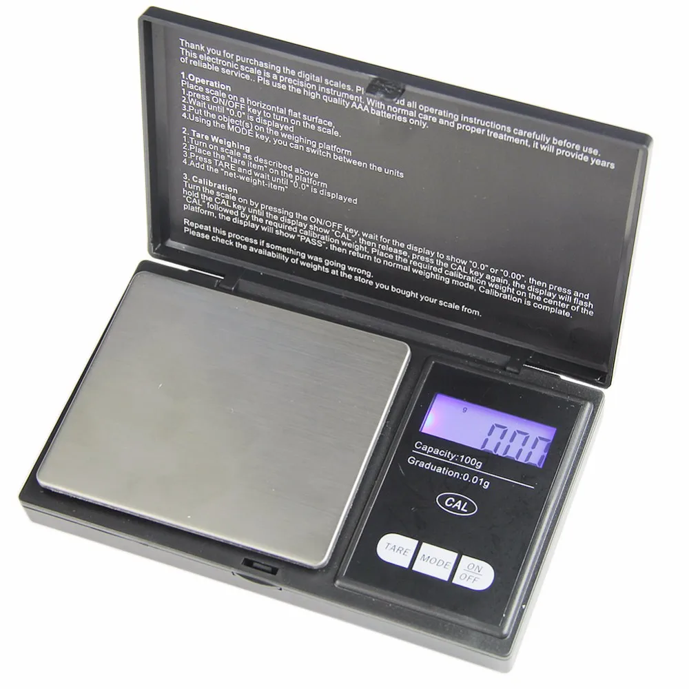 Мини 100 г/0.01 цифровой ювелирные Весы двойной Вес Электронные карманные ЖК-дисплей