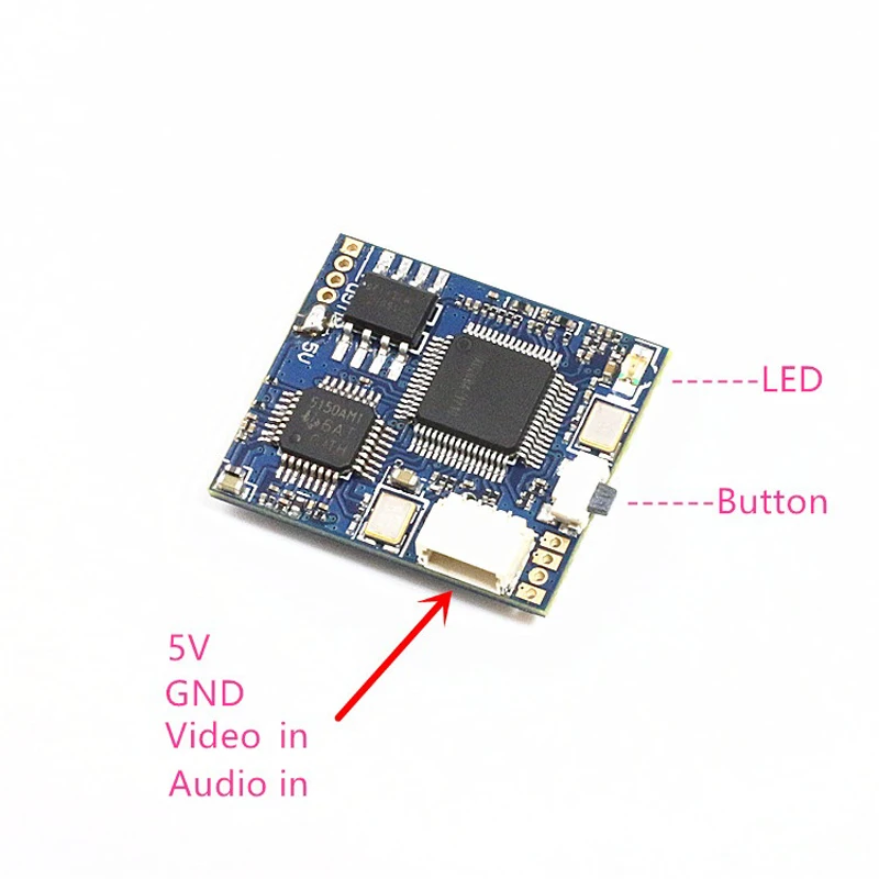 

1PC 720P Video DVR Module FPV Video Capture Charger Supply Voltage 3.6-5.5V Module for Fixed Wing Racing FPV RC Model