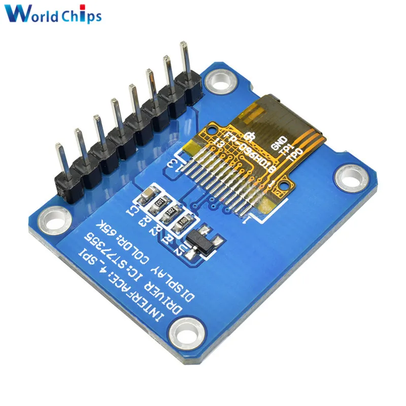 Ips 0,96 дюймов 8 Pin SPI HD 65K полноцветный TFT Модуль ST7735 Привод IC 80*160 ЖК-дисплей 3,3 В SPI интерфейс для Arduino DIY