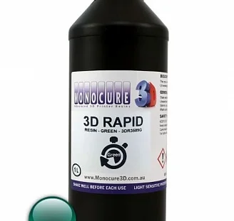 

Wanhao 3d printer Monocure 3D resins Green 1000 ml | 3D printer DLP/LCD resin, free shipping