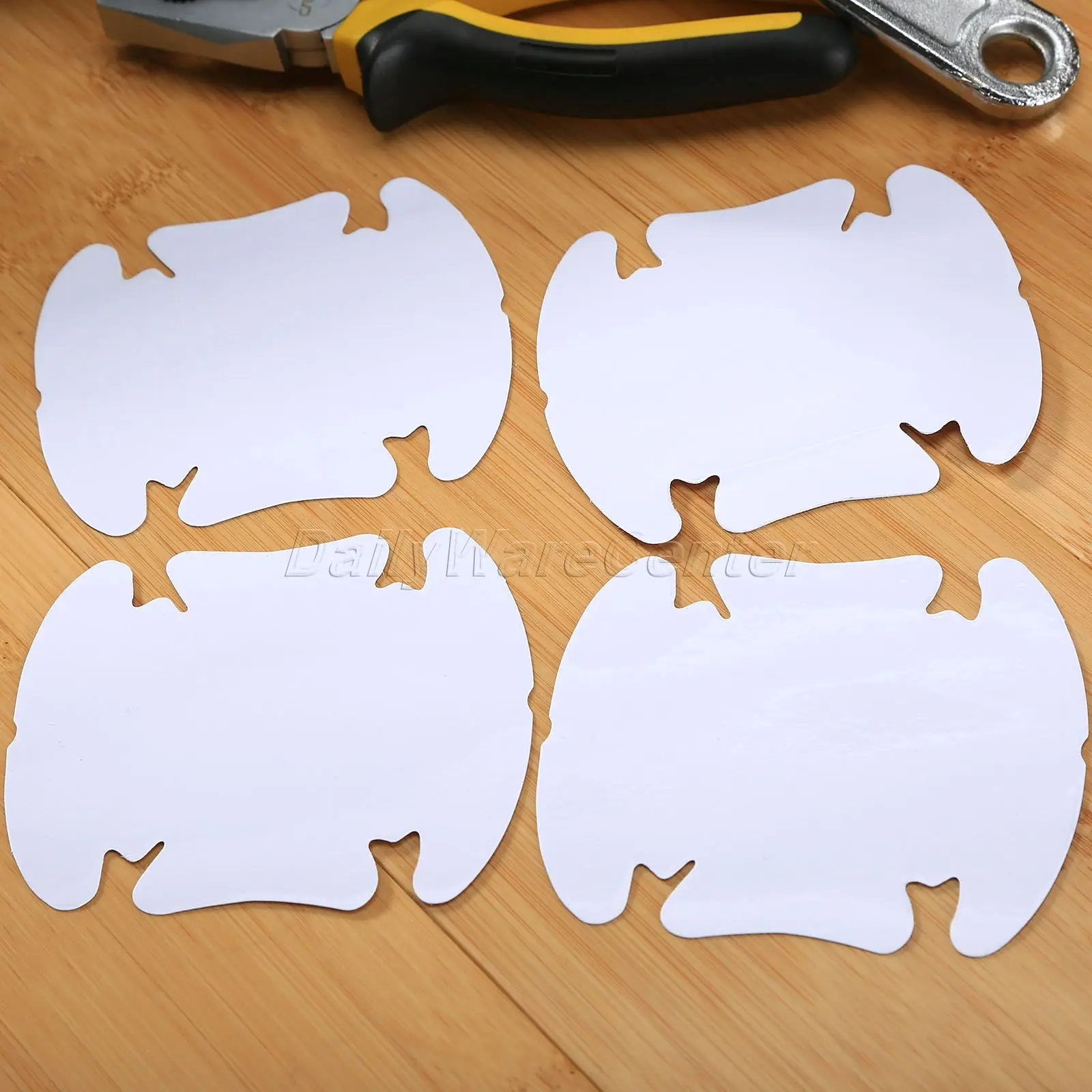 4PCS/lot Clear Adhesive Car Door Handle Paint Scratch Protective Film Universal Invisible Automobile Shakes Car Protector Films