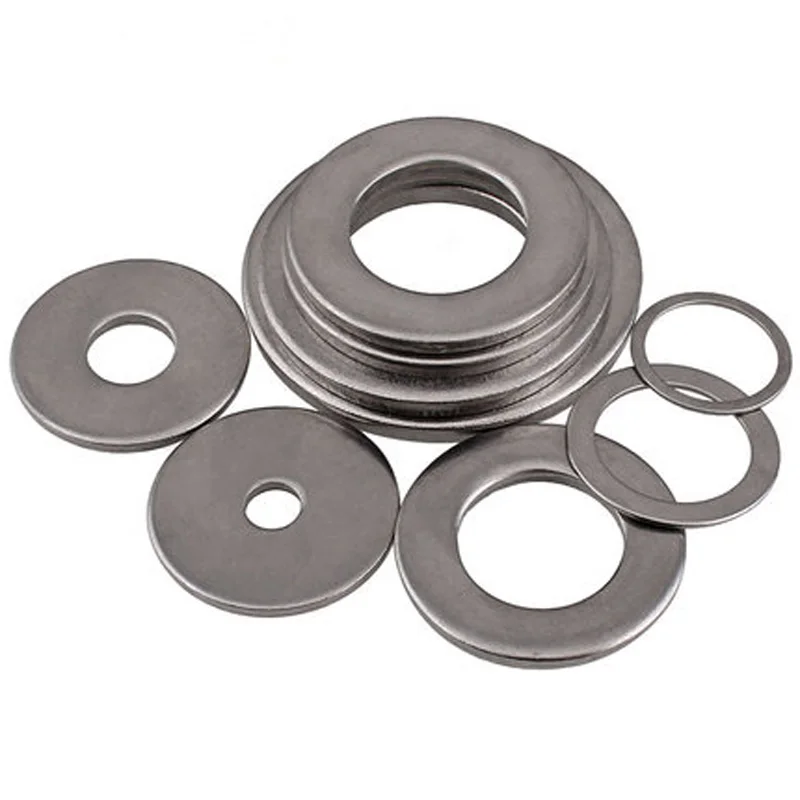 

M6 Ultra-thin stainless steel washers flats washer gasket flat pad thickness 0.1mm-1mm 7mm-20mm Outer diameter