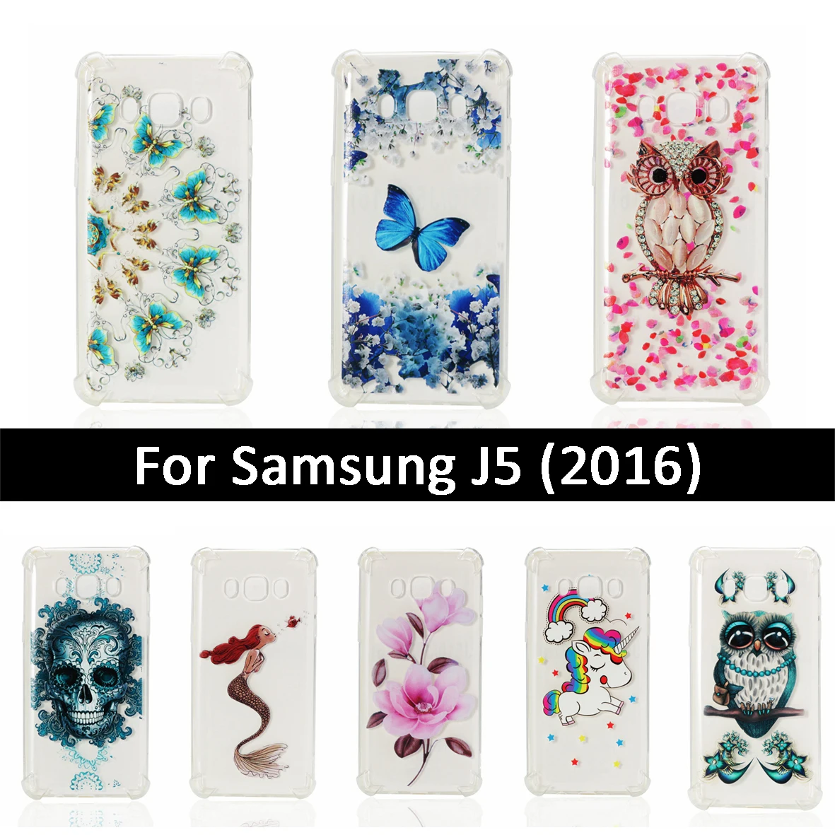 Anti-knock Case Coque For Samsung Galaxy J5 2016 J510 J510F Soft TPU Silicone Cute Paint Cover J 5 510 510F Cases |