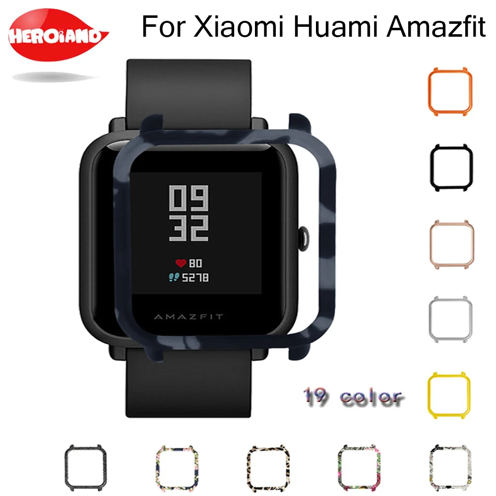 Тонкий цветной каркас ПК чехол для Xiaomi Amazfit Bip BIT PACE Lite Молодежные часы защитный Huami