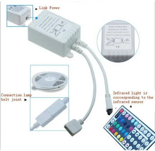 SMD 5050 RGB светодиодные полосы света кремния Водонепроницаемый 300 светодиодов 5 м