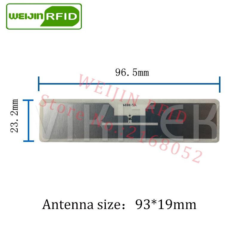 Alien 9654 UHF RFID  wet inlay 500pcs per roll 860-960MHZ Higgs3 915M can be used to RFID tag and label free shipping