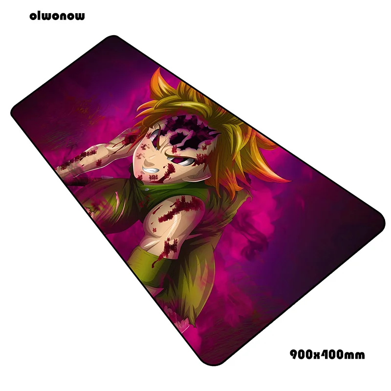 Nanatsu no taizai padmouse 900x400x3 мм игровой коврик для мыши мышь под заказ геймер компьютерный стол мальчик подарок коврик notbook mousemate pc - Цвет: Size 900x400x3mm