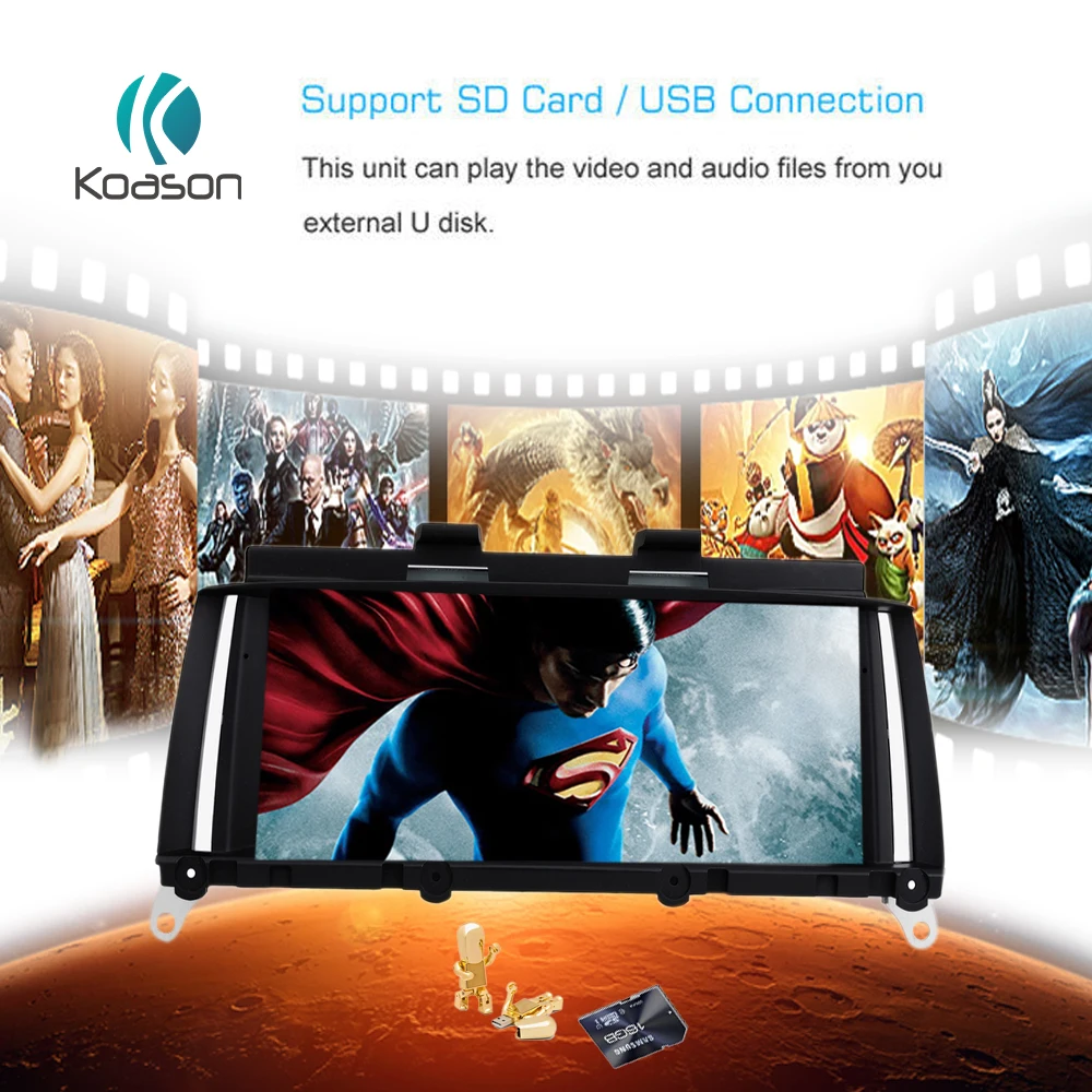 Perfect Spain Stock Android 7.1 system 8.8" IPS Screen GPS Navigation for BMW X3 F25 X4 F26 2013-17 Car Radio Audio Multimedia player 2