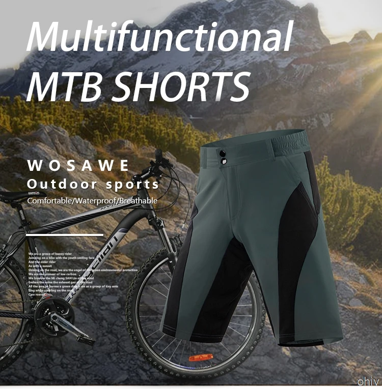 WOSAWE мотоциклетные шорты мужские плавки с эластичной талией для ATV DH MX GP BMX MTB внедорожный горный велосипед мото короткие pantalon corto
