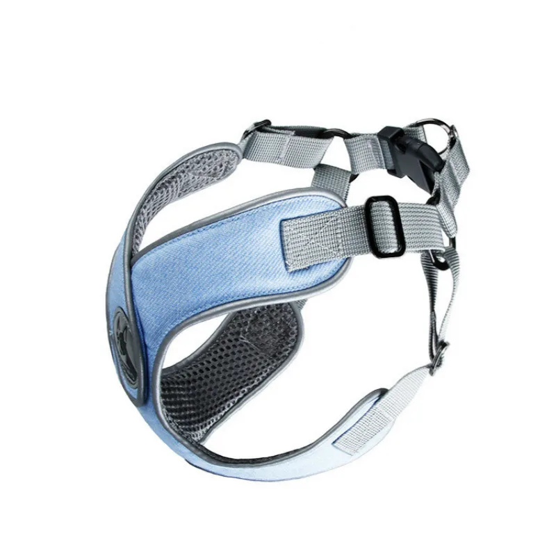 

Soft Mesh Dog Harness Vest Sport Reflective No Pull Dog Harness Adjustable Dogs Harness and Leash Set for Small Medium Big Dogs