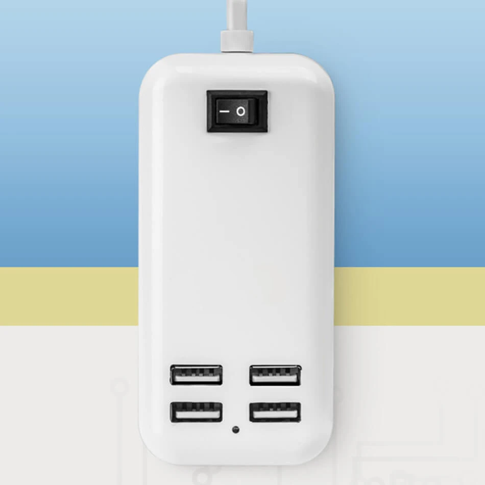 Зарядная док-станция GHAOK настольное зарядное устройство с 4 USB-портами 5 в 2 1 А * 15 Вт