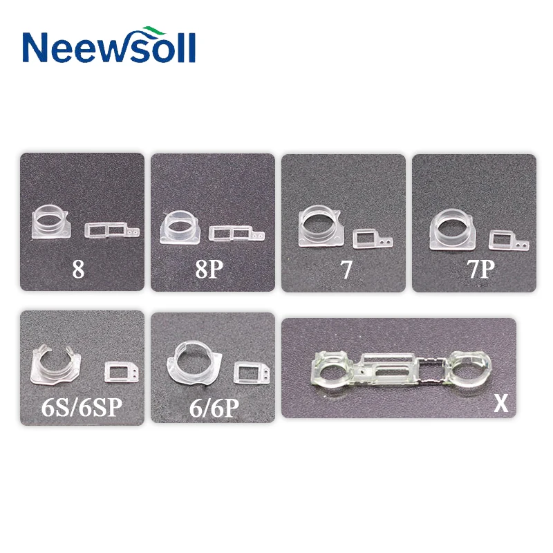 

1set Front Camera Lens + Sensor Plastic Holder Kit for iPhone 8 8Plus X Proximity Holder Clip Bracket Set parts