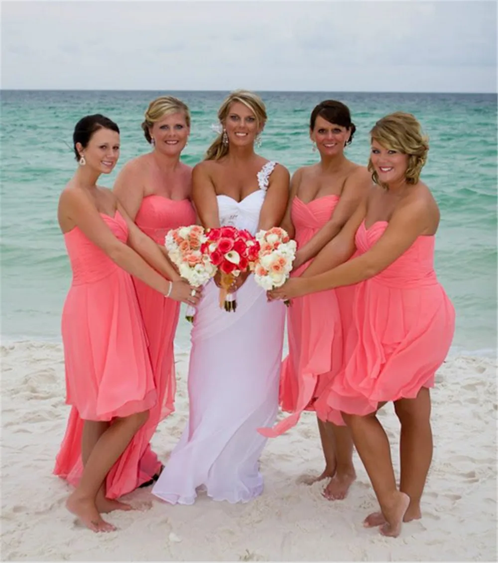 Popular Coral Beach Dress-Buy Cheap Coral Beach Dress lots ...