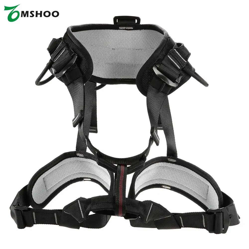 

Outdoor Mountaineering Rock Climbing Rappelling Climbing Harness Seat Safety Sitting Bust Belt Half-body Downhill Safety belt
