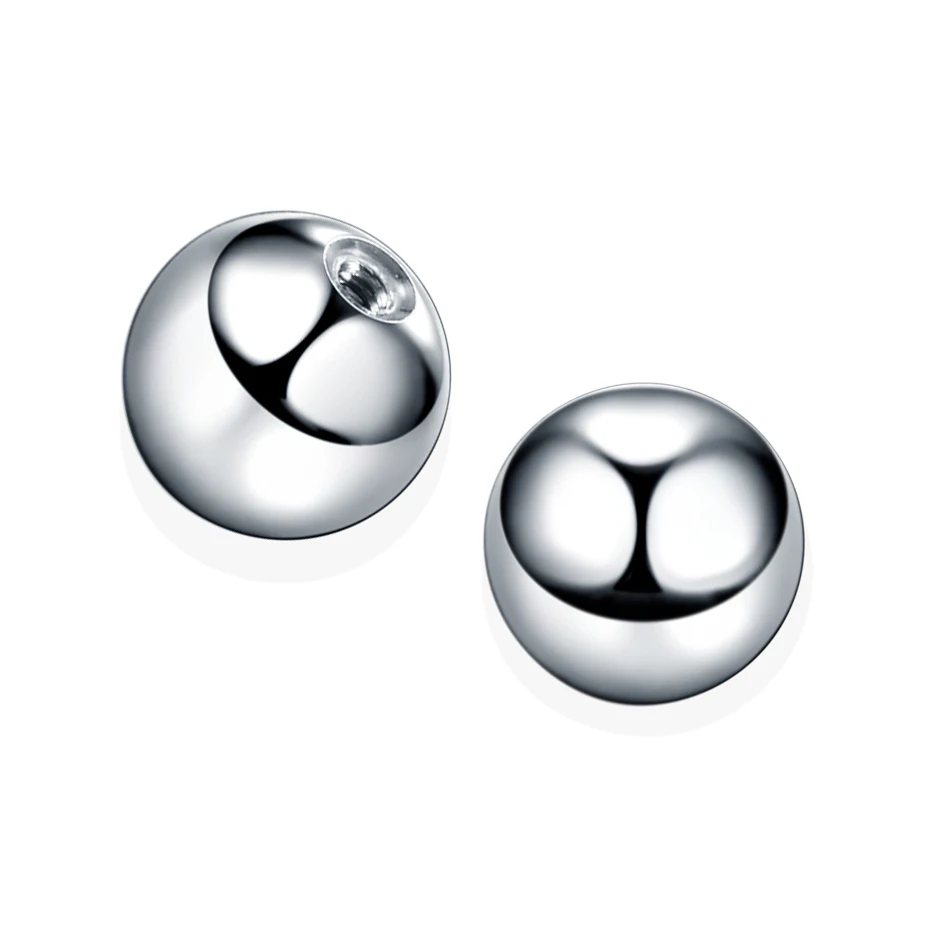 100pcs lot Steel Nipple Piercing Balls for Earrings Nose Ring Eyebrow Boule Piercing Screw Replacement Attachments Rings Balls AliExpress