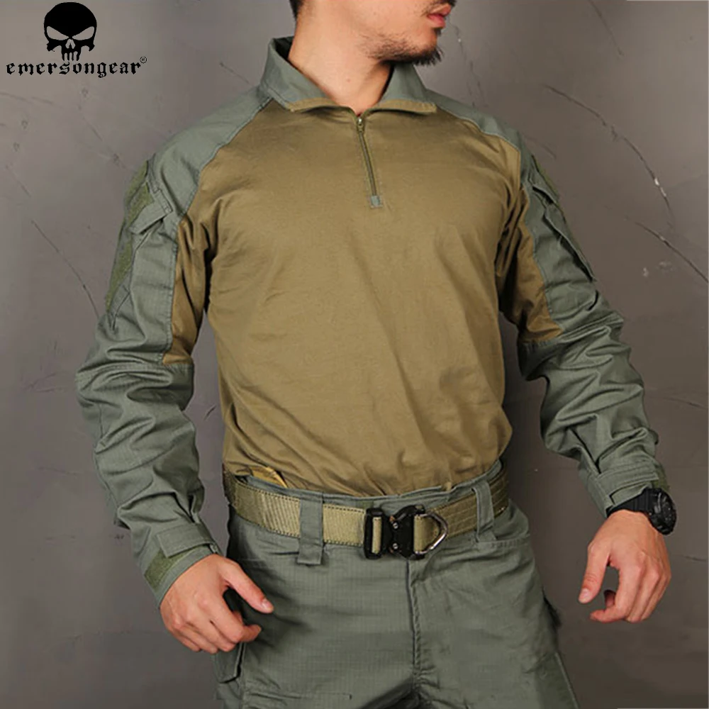 EMERSONGEAR Мультикам боевая рубашка охотничья одежда G3 BDU Страйкбол Тактический
