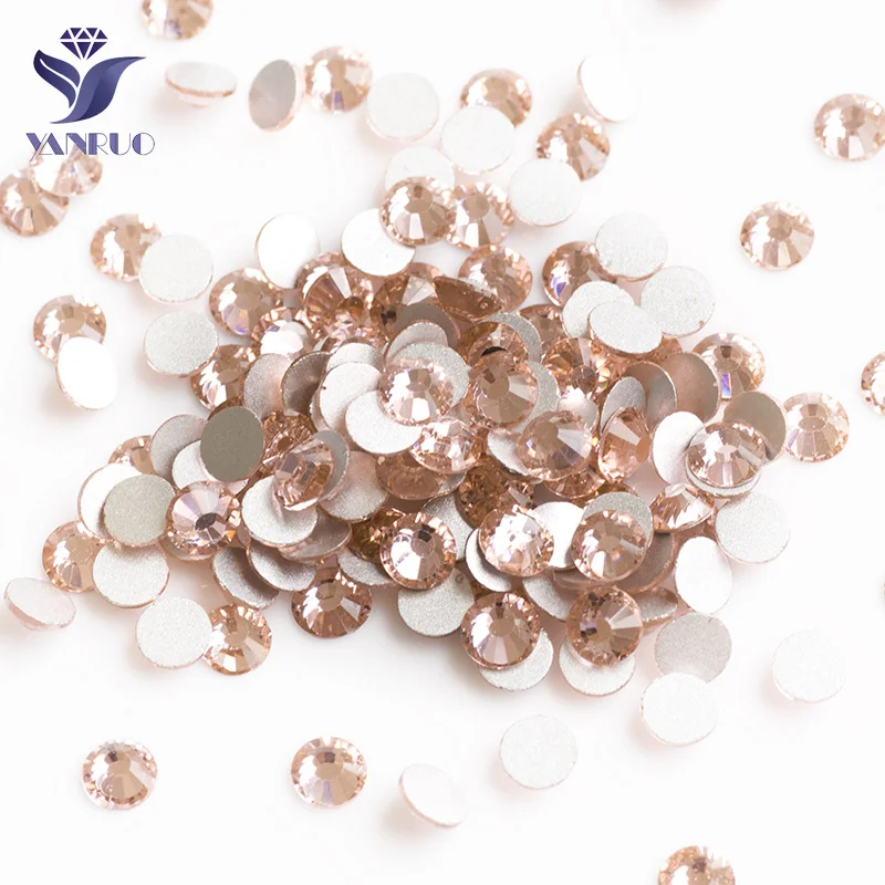 YANRUO 2058NoHF SS16 1440 шт. светильник персиковый горячий фиксатор ленты Стразы