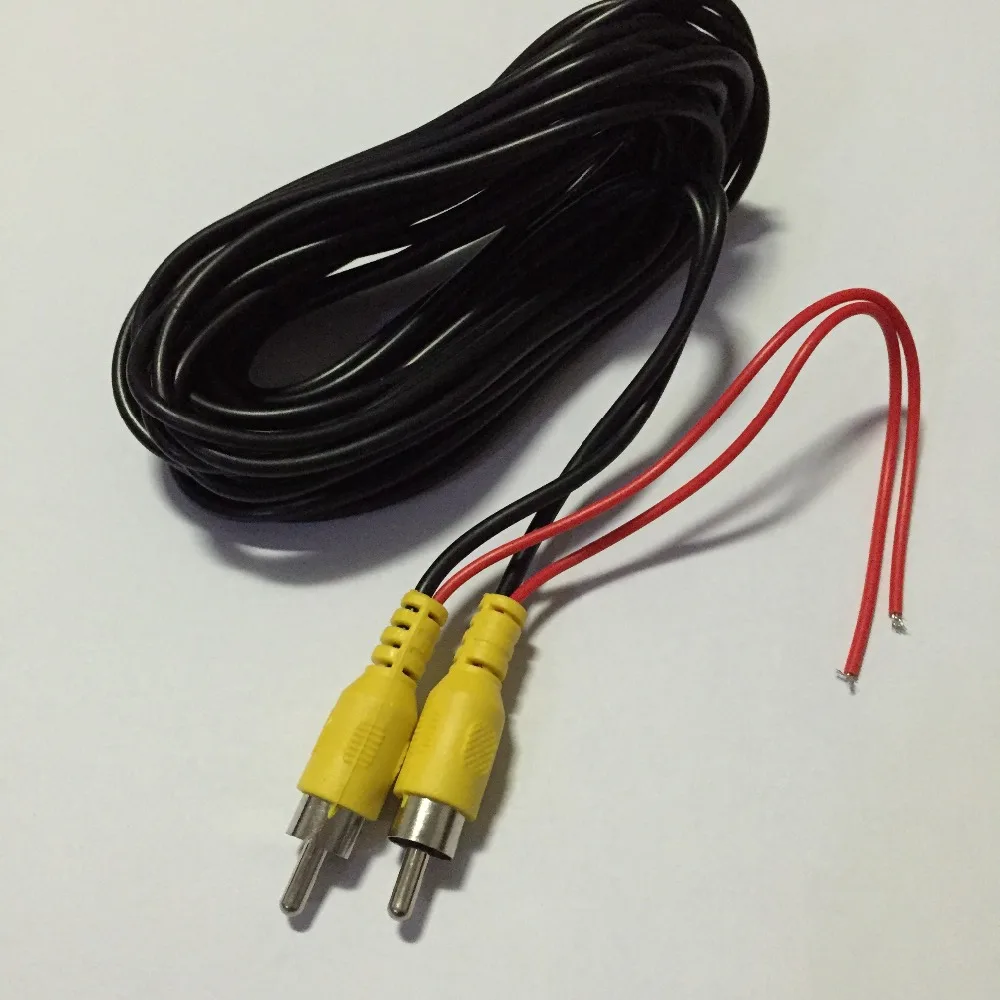 6 Meters RCA Video Signal Cable Waterproof 6M RCA Car Video Cable with Detection Wire For Car Rear View Camera mini DVR Kits 6 Meters RCA Video Signal Cable Waterproof 6M RCA Car Video Cable with Detection Wire For Car Rear View Camera mini DVR Kits