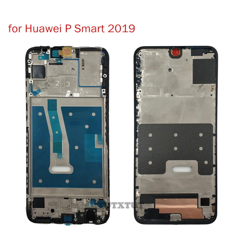 Для huawei P Smart средняя рамка ЖК-опорная пластина Корпус рамка Передняя панель Лицевая панель ободок запасные части