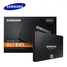 SAMSUNG SSD 860 EVO 250GB 500GB 1 ТБ 2 ТБ Внутренние твердотельные накопители HDD жесткий диск SATA3 2,5 дюймов для ноутбуков настольных ПК