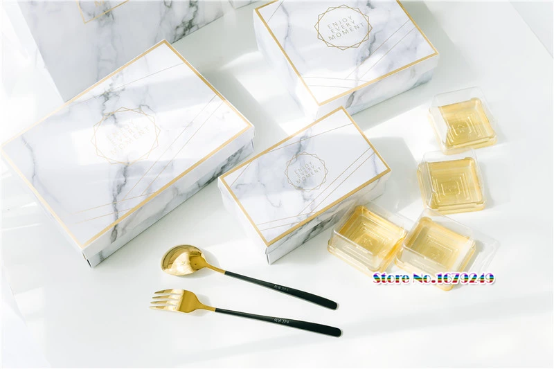 

Marble design cake boxes with golden edge, Packaging Cookie Paper Box Wedding Birthday Party Cake Chocolate Boxes100pcs/lot