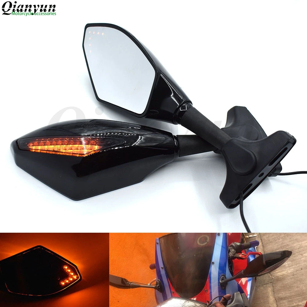 

Universal Motorcycle LED Steering Light Flash Rearview Mirror Side View Mirror For HONDA PCX 125/150 PCX125 PCX150 CBR1000RR