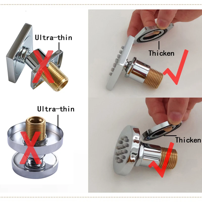 50mm Shower Body Jets Massage Spray  Bathroom Spa Massage Jets Sprayer  Brass Chrome Shower Body 2 Inch Rain Showers