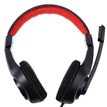 

Lupuss G1 Wired Headphones with Microphone Adjustable Over Ear Gaming Headsets Earphones Low Bass Stereo for PC with Retail Box