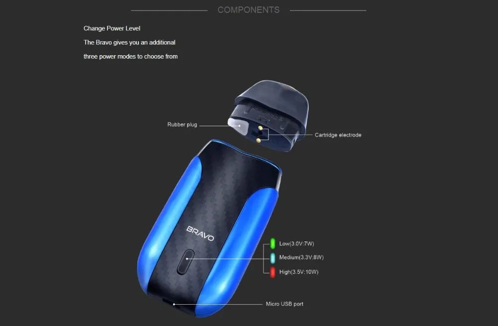 Starss Bravo 1000mAh Pod Kit-5