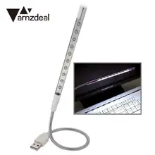 amzdeal USB Touch 10LED Beam Light Lamp Nightlight Laptop book reading Ultra Bright Protable 4W 350lm USB Gadgets