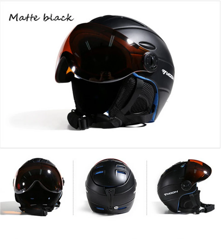 proteção capacete de esqui das mulheres dos