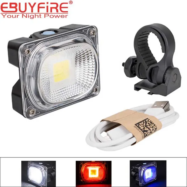 Cheap MTB Bike Light COB 3 Mode Red + Blue USB Tail Lamp Safety Bicycle Lights EBUYFIRE Cheap MTB Bike Light COB 3 Mode Red + Blue USB Tail Lamp Safety Bicycle Lights EBUYFIRE