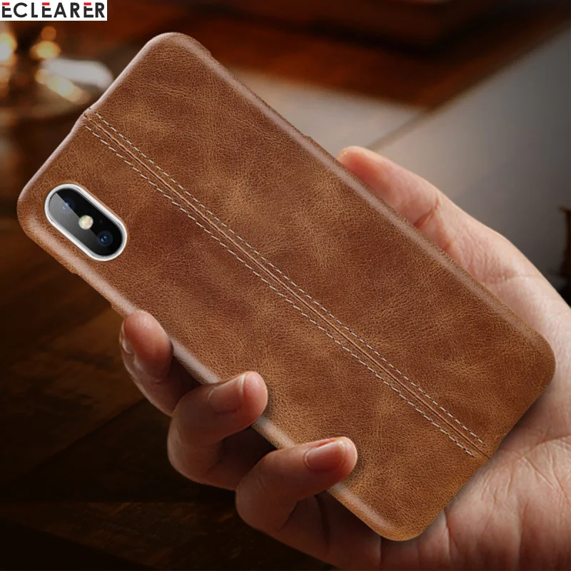 Чехол для iPhone X чехол из натуральной кожи 7 8 Plus роскошный кожаный 6 6s Plus|Бамперы| |