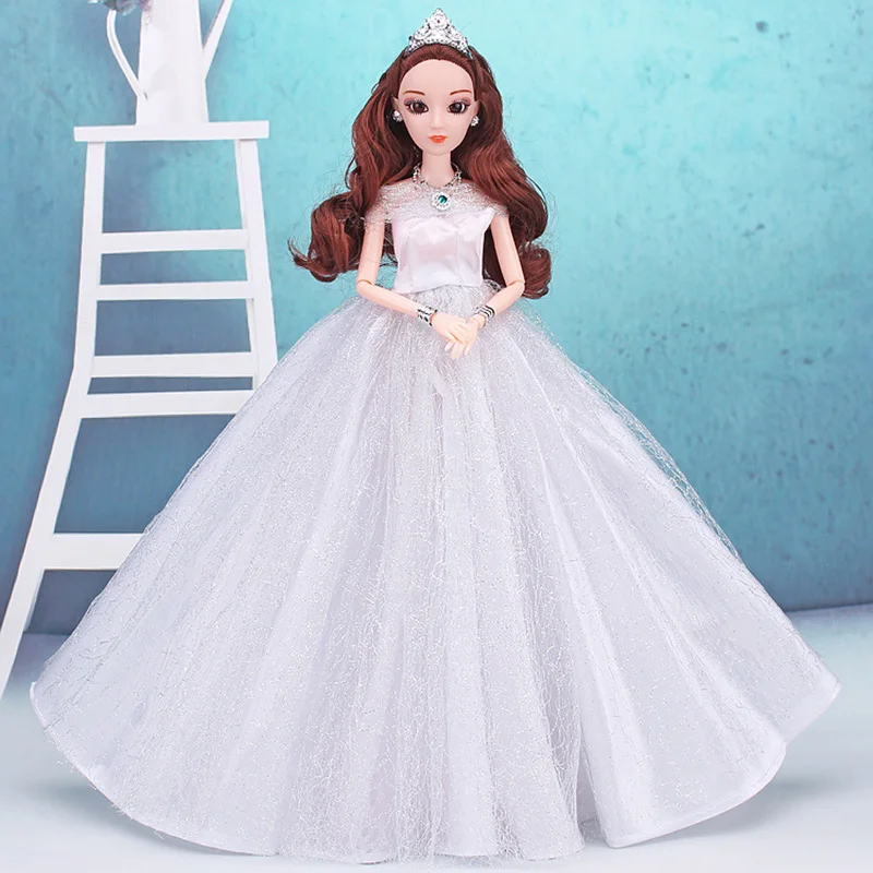 Multicolor 30cm Baby Toys Dolls for Girls DIY with Moveable 12 Joints Body Wedding Dresses Shoes Children Gift | Игрушки и хобби