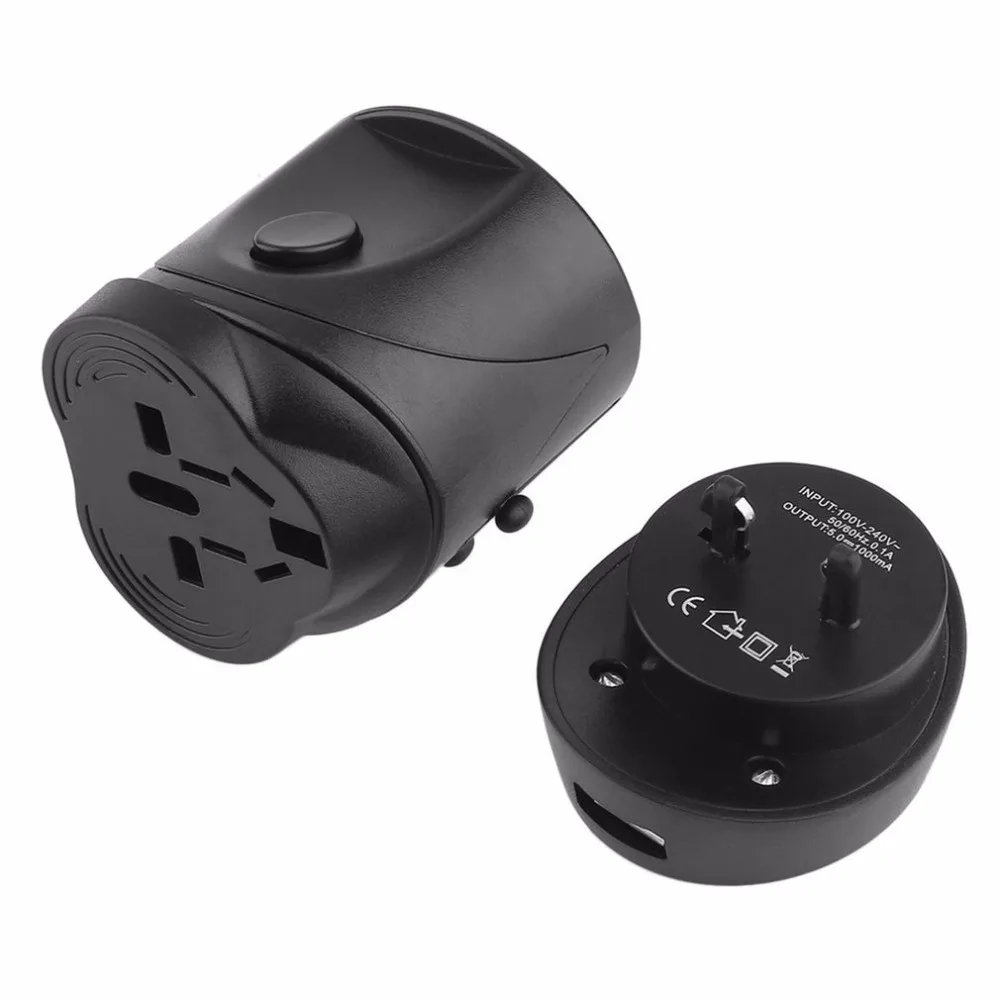 Universal Power Plug Converter Travel Mini Portable Adapter Electric