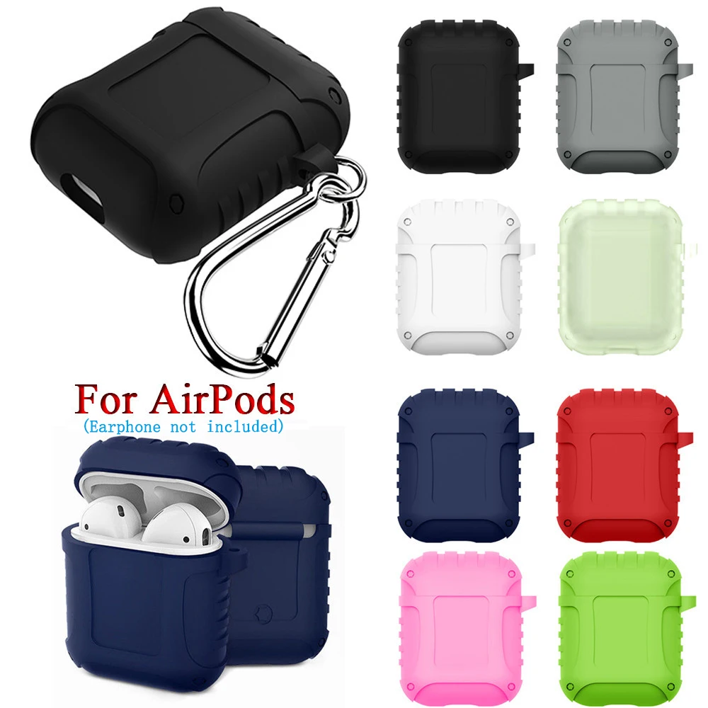 

New Protective Charger Box Accessories Silicone Cover Case for Earpods Case Headphone Case for Apple for AirPods Case Waterproof