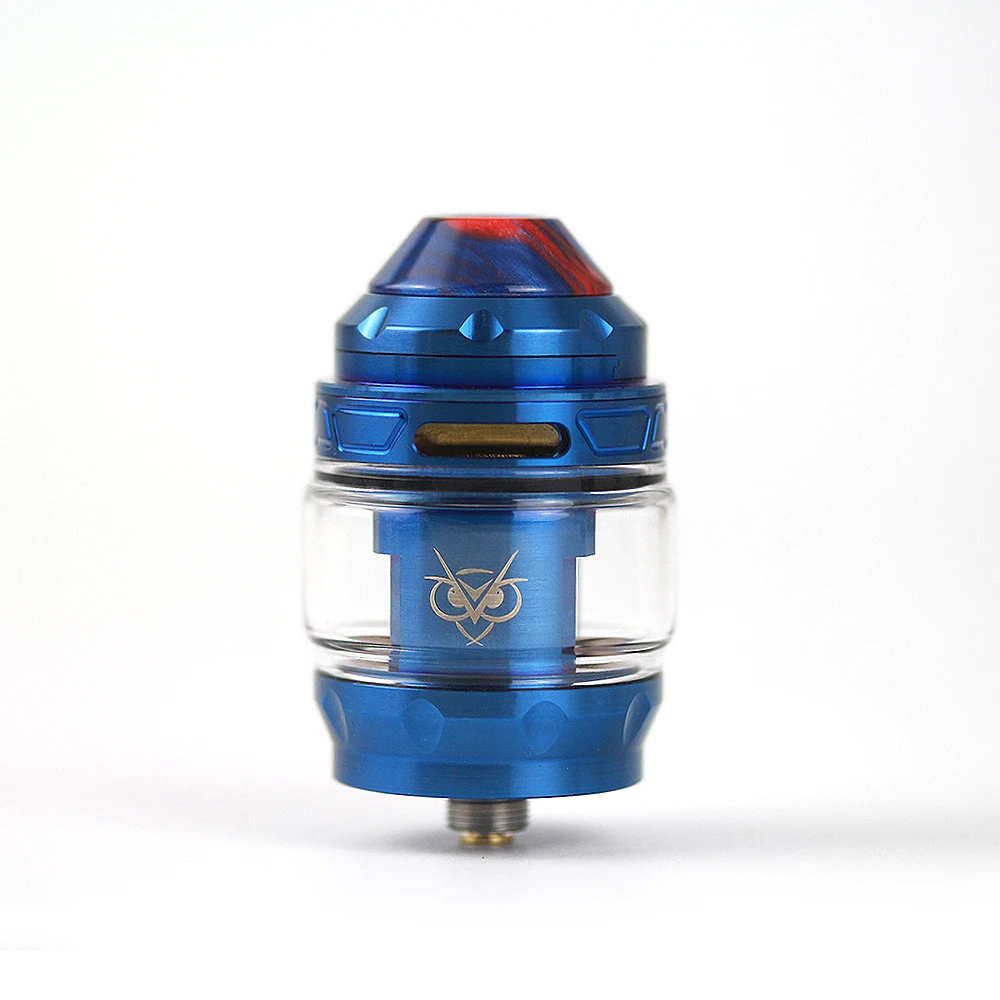New Color ADVKEN OWL TANK 3ML with 4ML Bubble Glass 25mm Deck with 0.2ohm 0.16ohm Mesh Coil Electronic Cigarette Atomizer Vape 01 (11)