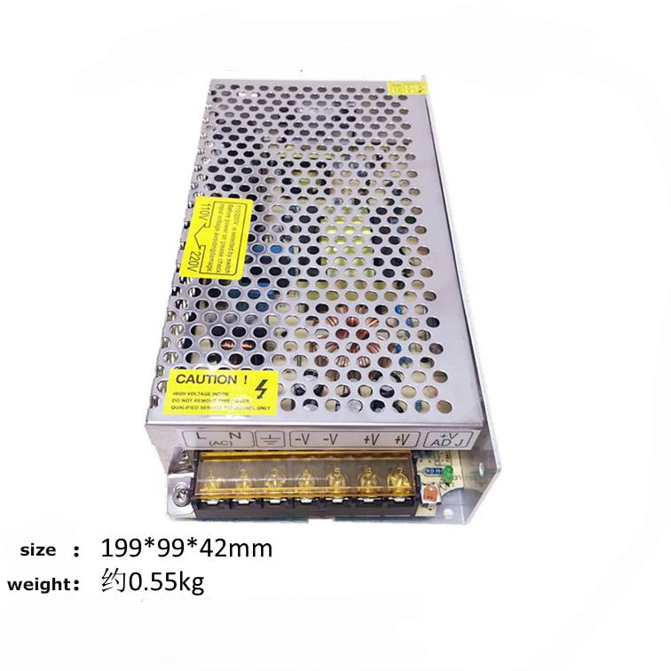 Comutação da Fonte de Alimentação para Led Saída da Impressora v de Entrada Ajustável Strip Luz 3d 12 v - 0-15a 110 V-220 S-180-12 3 110 v-220 v de Entrada Ajustável S-180-12