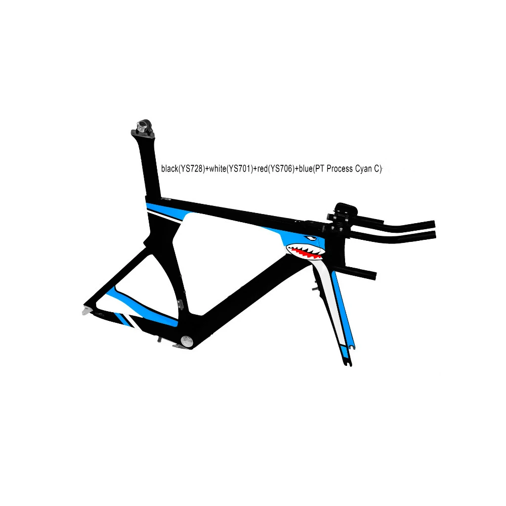 

WINICE Time Trial Carbon Frame FM086 Di 2 BB30 Full Toray Carbon Fiber TT Bike Frameset with OEM Finish