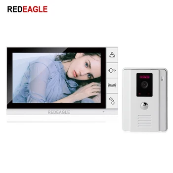 

REDEAGLE 9 inch Color TFT LCD Screen 700TVL Video Door Phone Intercom Kit Night Vision Doorbell Home Security Camera