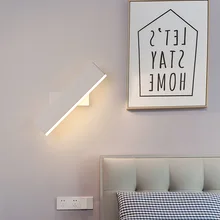 5 шт./лот 8 Вт светодиодный настенный светильник AC85-265V современный минималистичный креативный прикроватный светильник для спальни Алюминиевый Поворотный Настенный светильник для гостиной