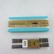 144 шт./пакет алмаз, метал покрытый золотом, серебром, драгоценными камнями лезвия для резки металла, glardon vallorbe, ювелир пилы