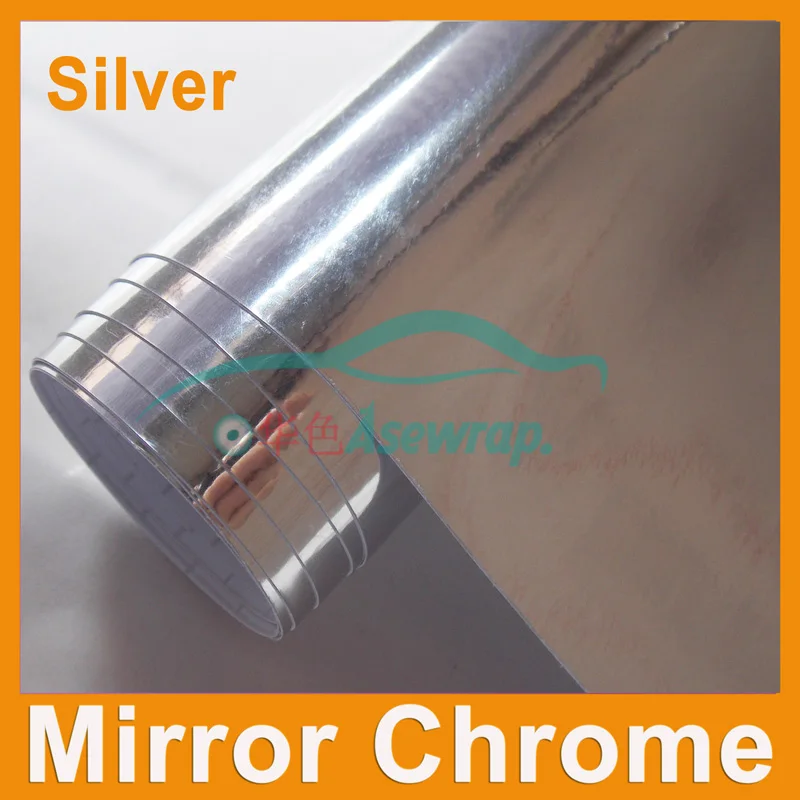 3m/5M/10m a lot good quality car wrap vinyl car sticker mirror chrome vinyl car film with air bubble free BW-1066+Free shipping