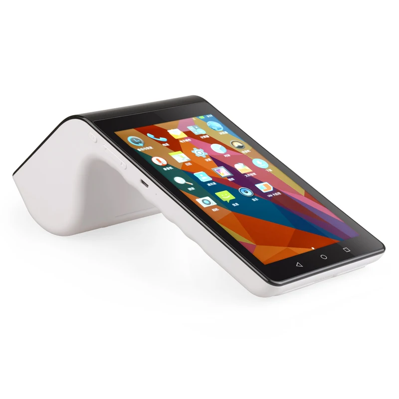 Handheld android 5.1 touch screen pos device for retail with receipt